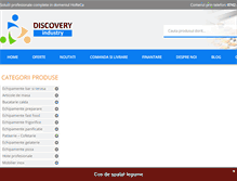 Tablet Screenshot of discoveryindustry.ro